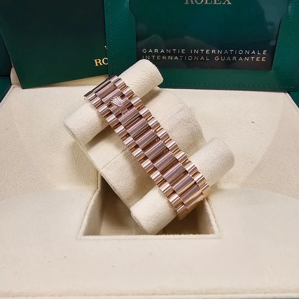 Rolex 228235-0045 Day-Date 40 Everose Eisenkiesel - Image 5