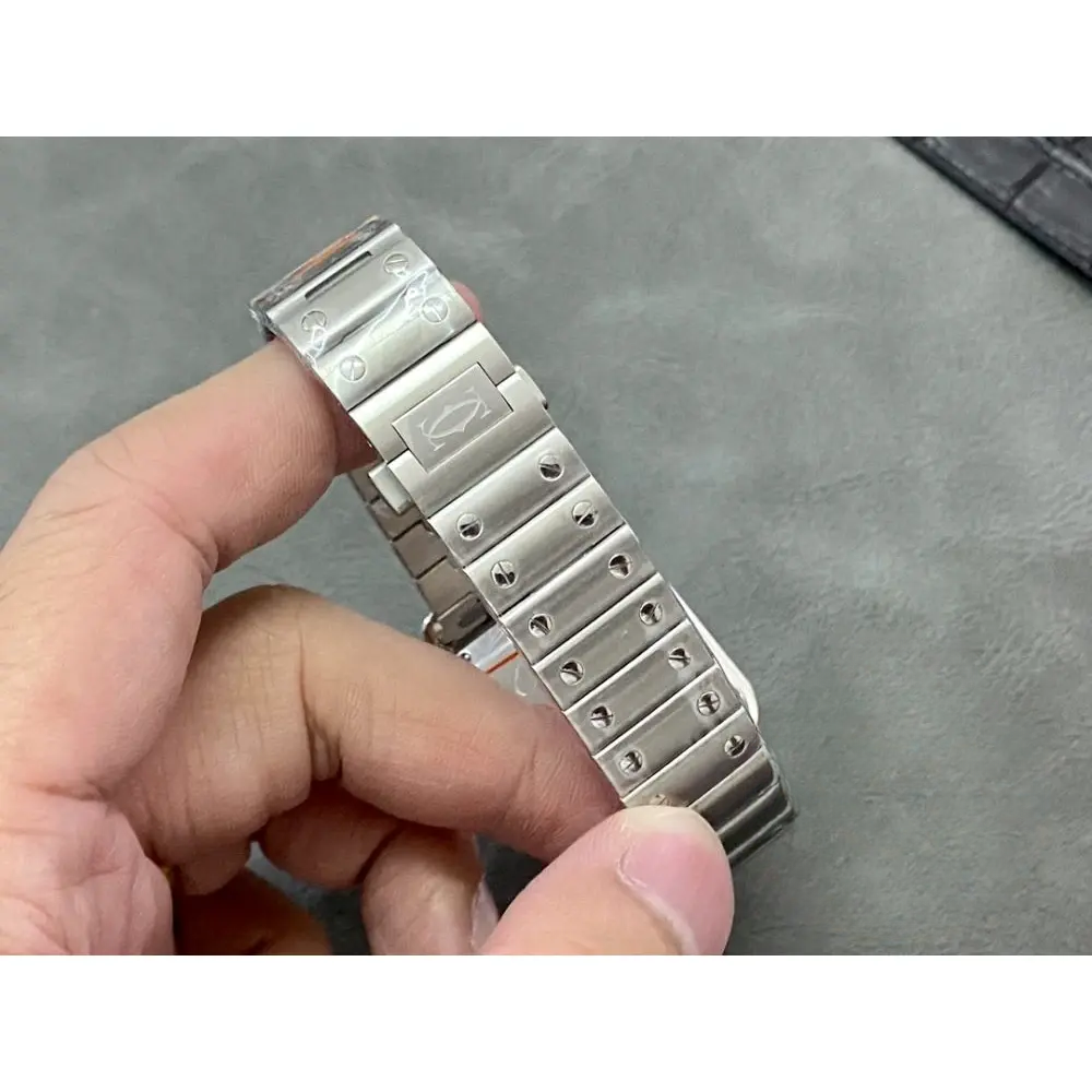 Replica Cartier Santos Silver Stainless Steel WSSA0010 - Image 6