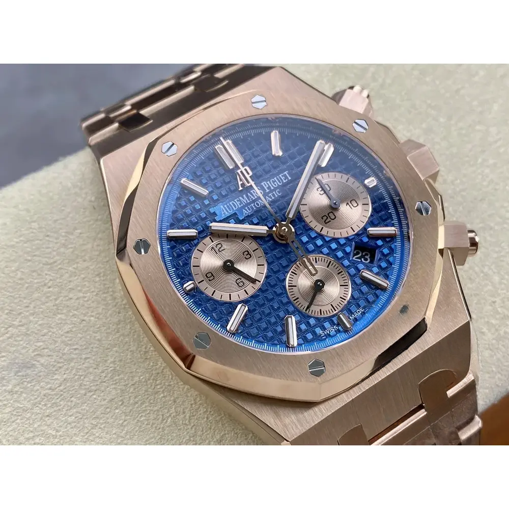Super Clone Audemars Piguet Royal Oak 41 mm, Blue Ref. 26331OR.OO.1220OR.01 - Image 5