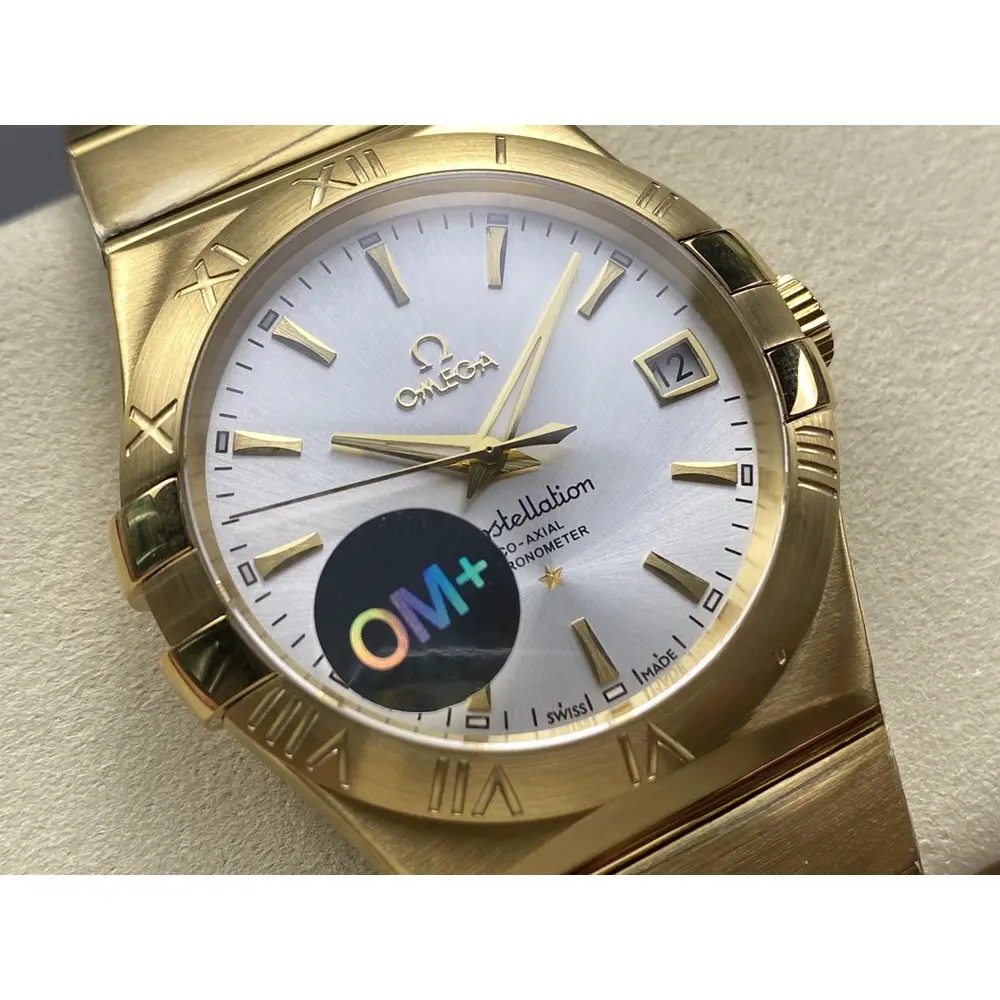 Replica Omega Constellation Gold, Silver 38mm 123.50.38.21.02.002 - Image 7