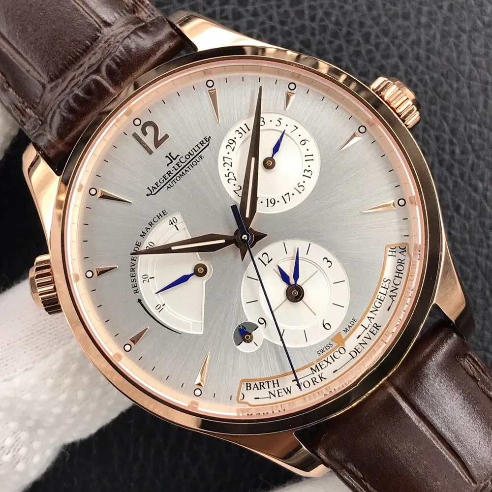 Replica Jaeger LeCoultre Master Geographic Silver Dial Q1422421 - Image 3