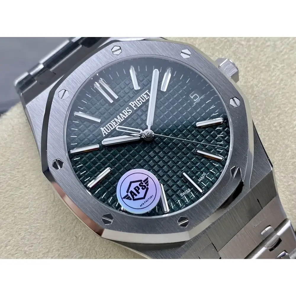 Super Clone Audemars Piguet Royal Oak Green Dial 15510ST.OO.1320ST.09 41mm - Image 6