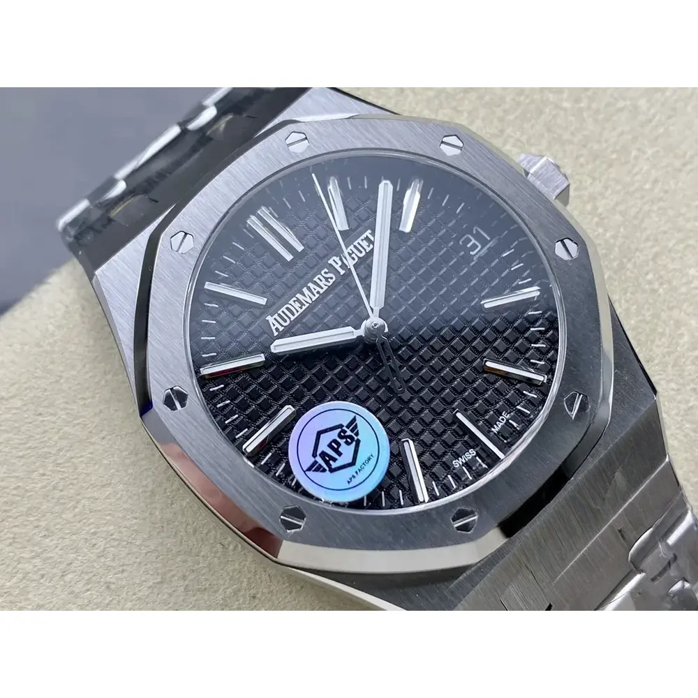 Super Clone Audemars Piguet Royal Oak Black, 41 mm Ref. 15500ST.OO.1220ST.03 - Image 3