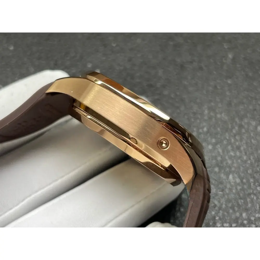 Super Clone Aquanaut 5968R-001 Patek Philippe Chronograph 42.2 mm, Rose gold, Brown Dial - Image 7