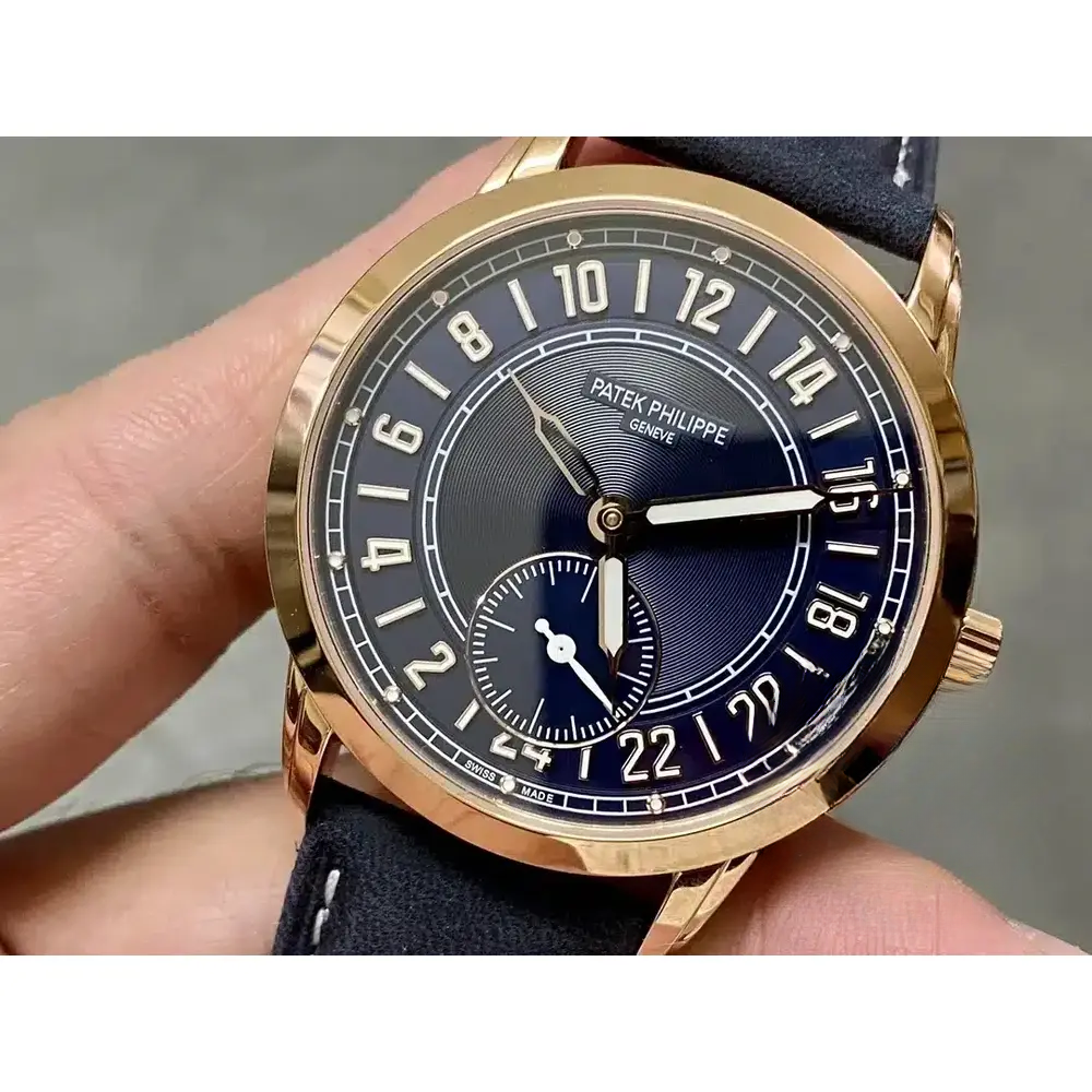 Super Clone Complications 5224R-001 Patek Philippe 24-HOUR DISPLAY, TRAVEL TIME. 42 mm, Rose Gold - Image 4