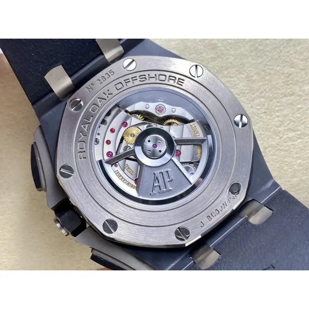 Replica Audemars Piguet Royal Oak Offshore Dark Grey Silver Dial 44mm 26405CE.OO.A002CA.01 - Image 7