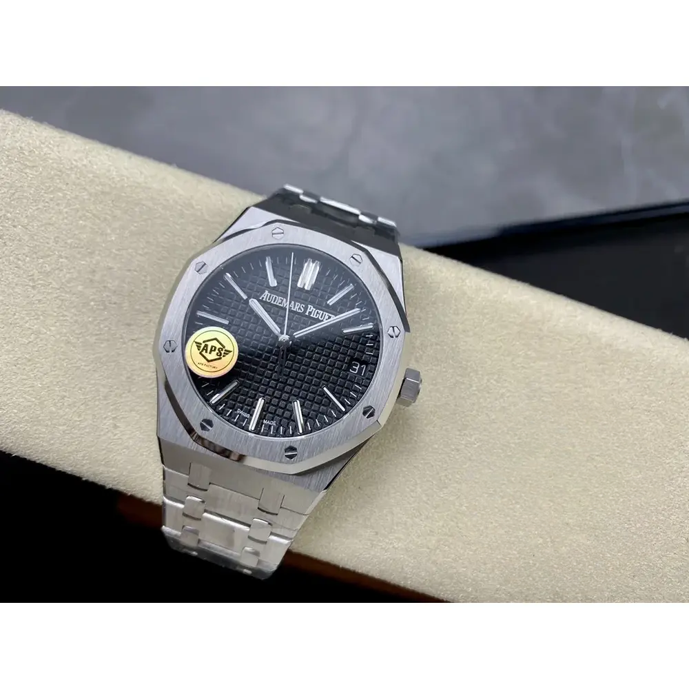 Super Clone Audemars Piguet Royal Oak Black, 41 mm Ref. 15500ST.OO.1220ST.03 - Image 4