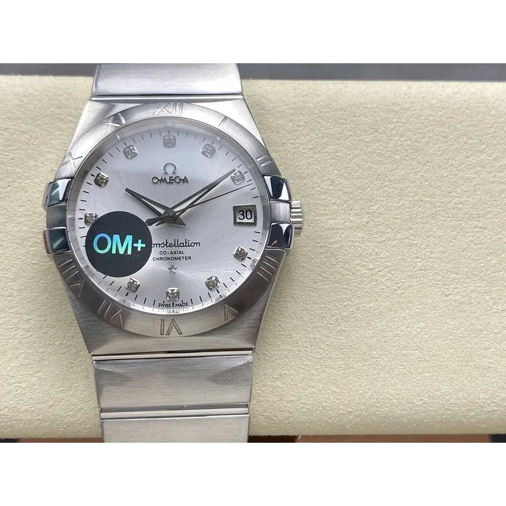 Replica Omega Constellation Silver Dial 38mm 123.10.38.21.52.001 - Image 3