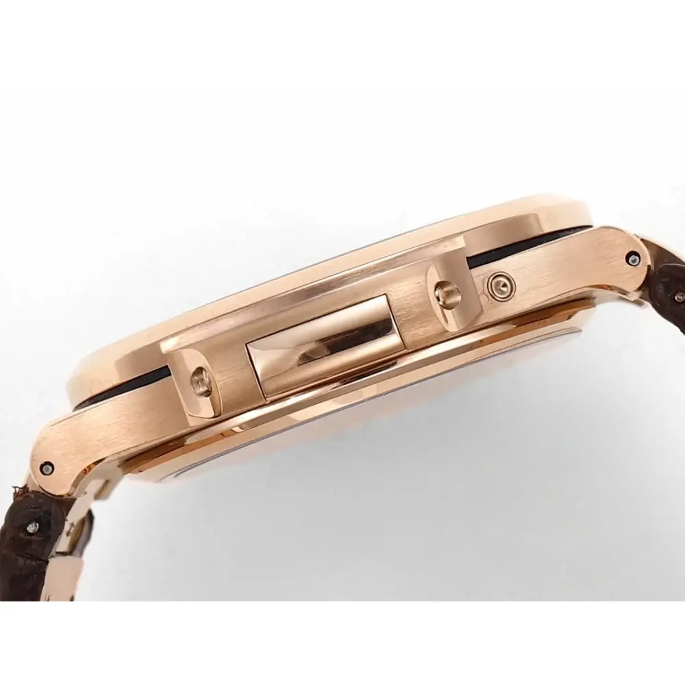 Replica Nautilus 5712R-001 Patek Philippe Moon phases. 40 mm, Rose gold, Black Dial - Image 6