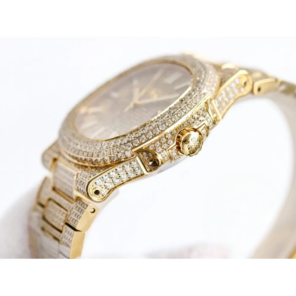 Super Clone Nautilus 5711-1300A-001 Patek Philippe 40 mm, Yellow Diamond Dial - Image 5