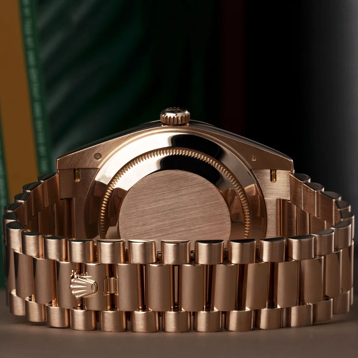 Rolex 228235-0002 Day-Date 40 Everose Chocolate Roman