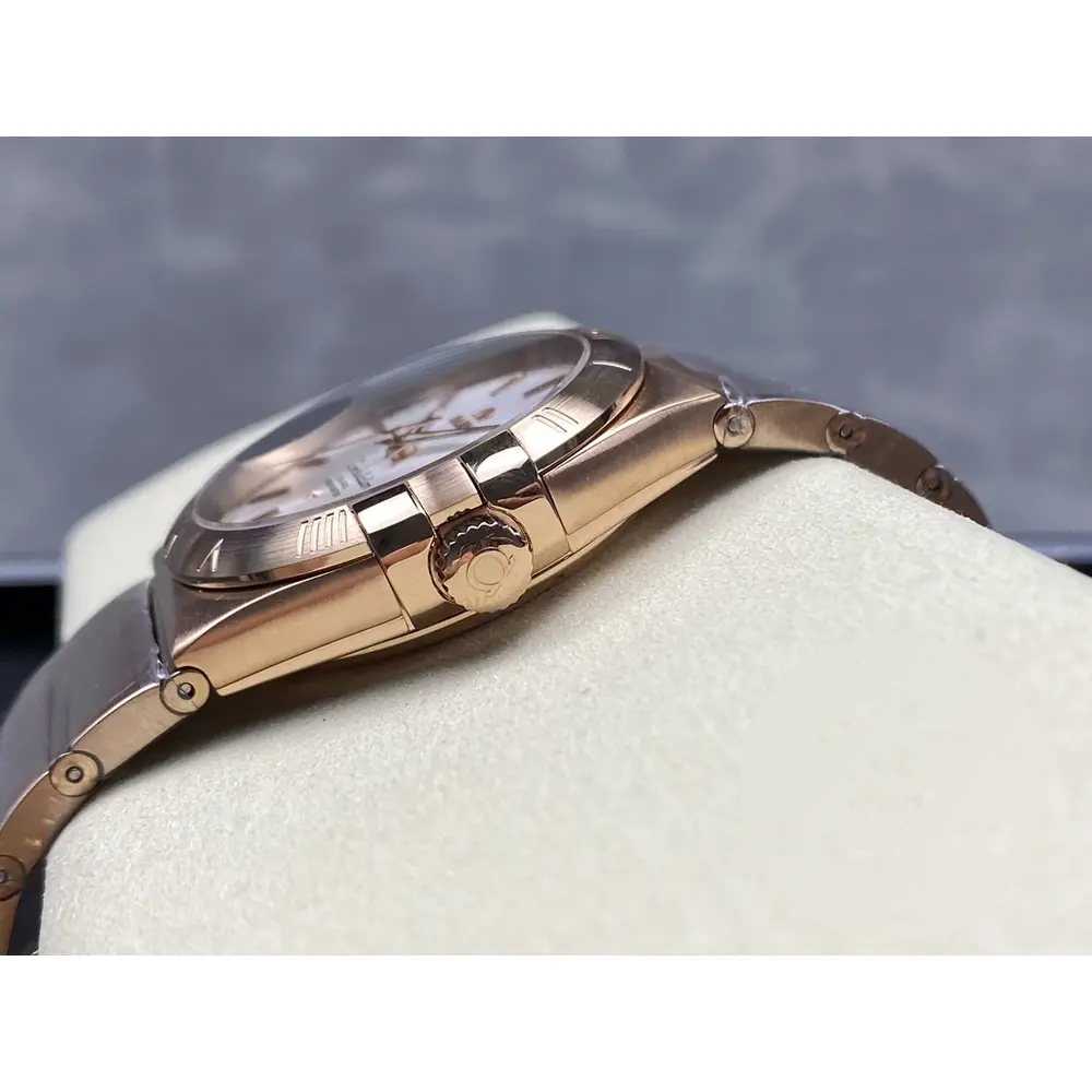 Replica Omega Constellation Rose Gold, White 38mm 123.50.38.21.02.001 - Image 7
