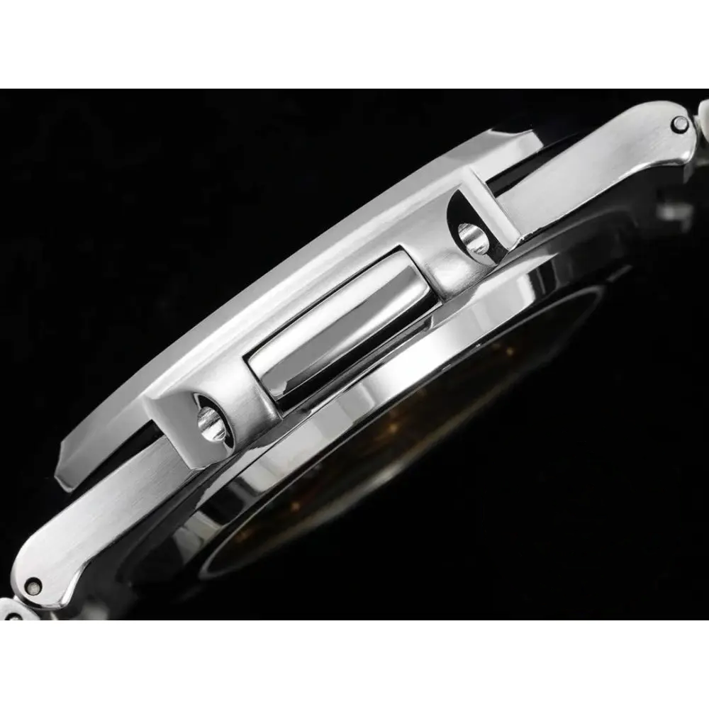 Replica Nautilus 5711/1A-018 Patek Philippe 40 mm, Stainless Steel Khaki Dial Iced out - Image 7